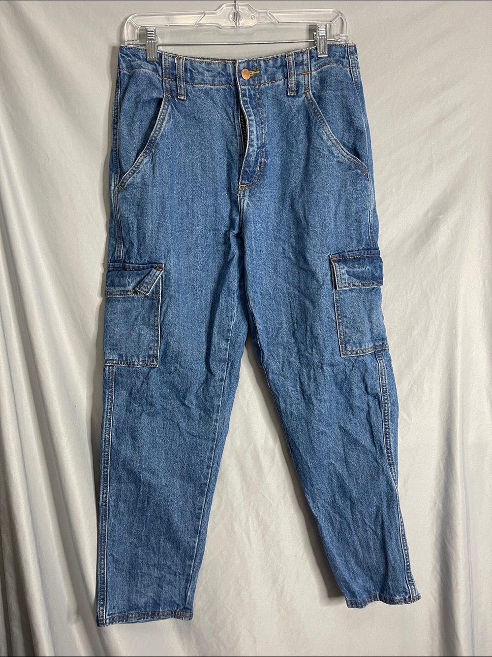 Universal Thread Women's Light Blue Boyfriend Cargo Jeans
